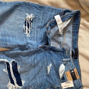 American Eagle ripped boyfriend jeans